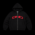 OG ZIP UP HOODIE BLACK